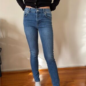 Reformation Blue Skinny Jeans